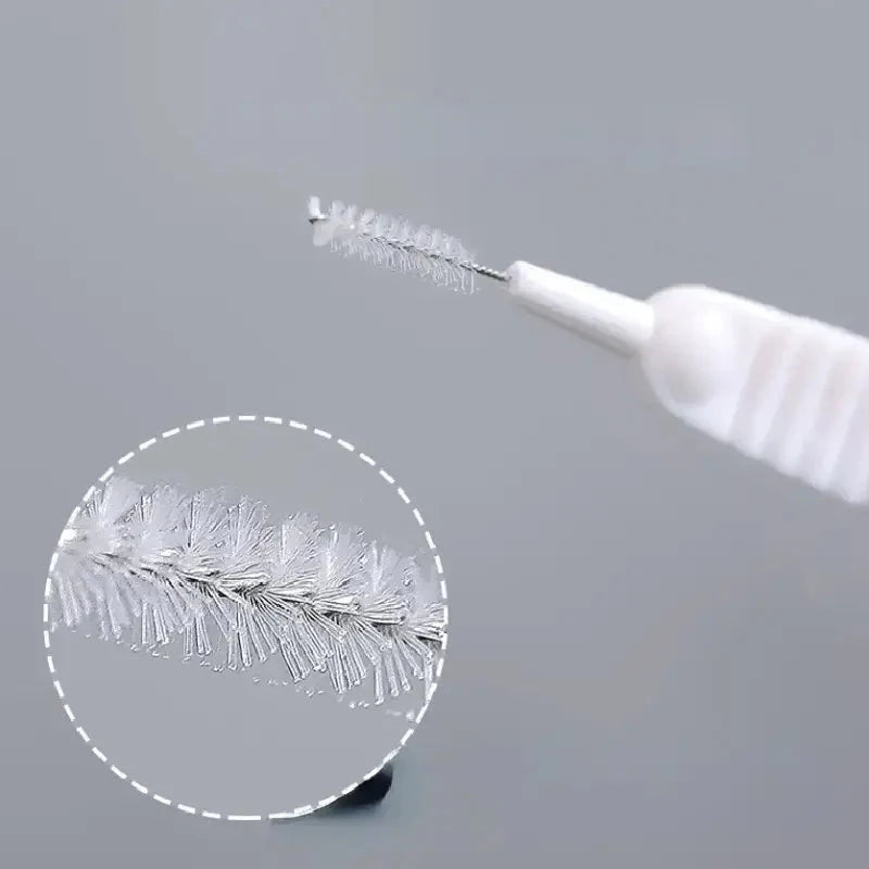 10-Pieces Set: Easy-Clean Shower Nozzle Brushes - Hassle-Free Showerhead Crevices Cleaner