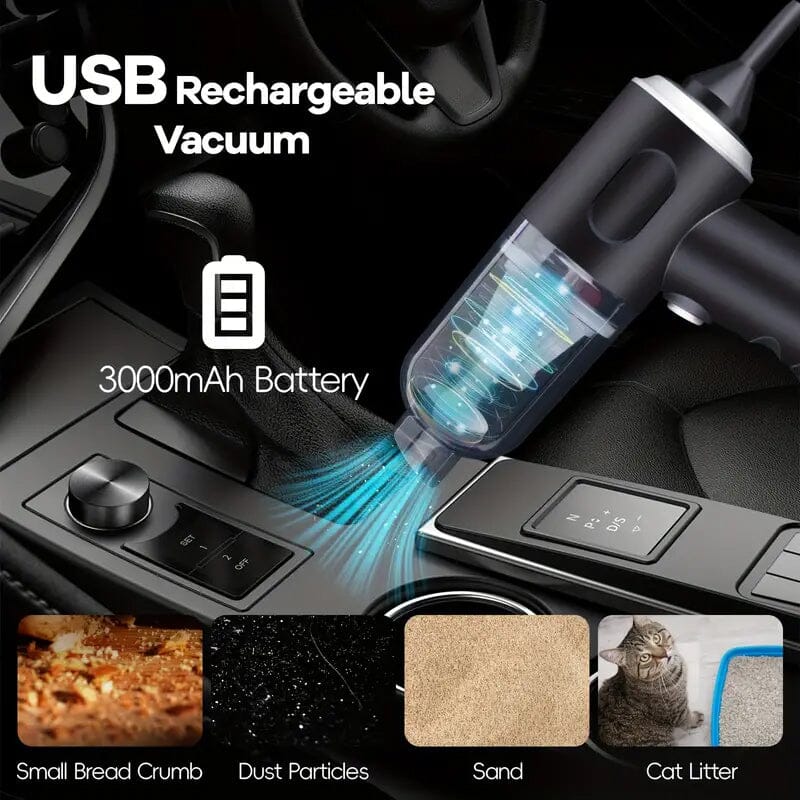 4000Pa Twin Turbine Motor Handheld Vacuum Cleaner