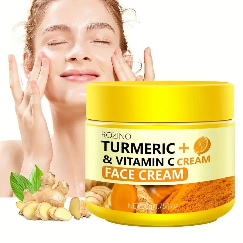 50g/1.75 Oz Turmeric + Vitamin C Face Cream with Hyaluronic Acid