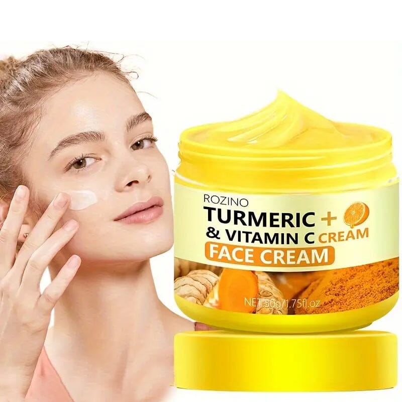 50g/1.75 Oz Turmeric + Vitamin C Face Cream with Hyaluronic Acid