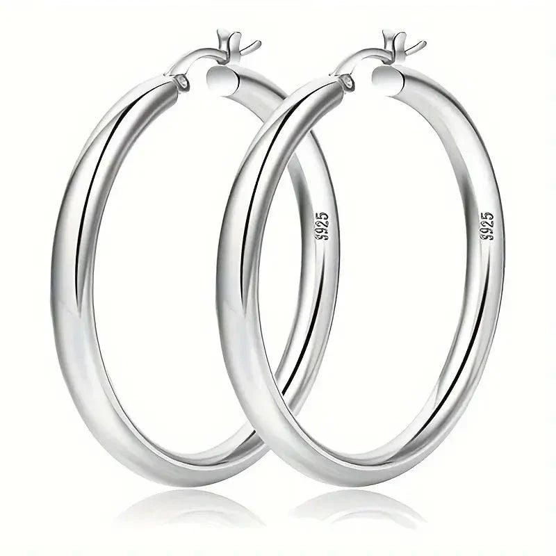 Elegant Daily Wear Round Circle Hoop Earrings