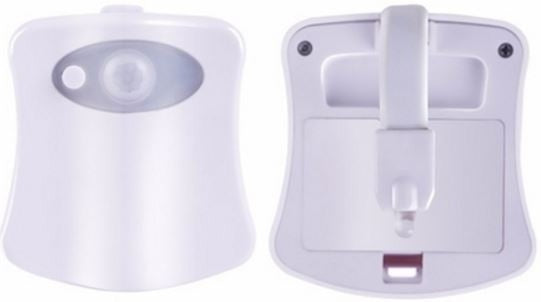 8-Color LED Sensor Motion-Activated Bathroom Toilet Light
