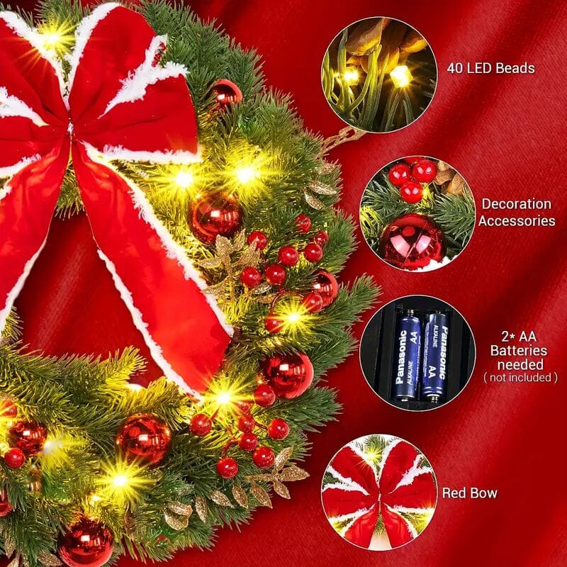 Handmade Christmas Wreath Decor