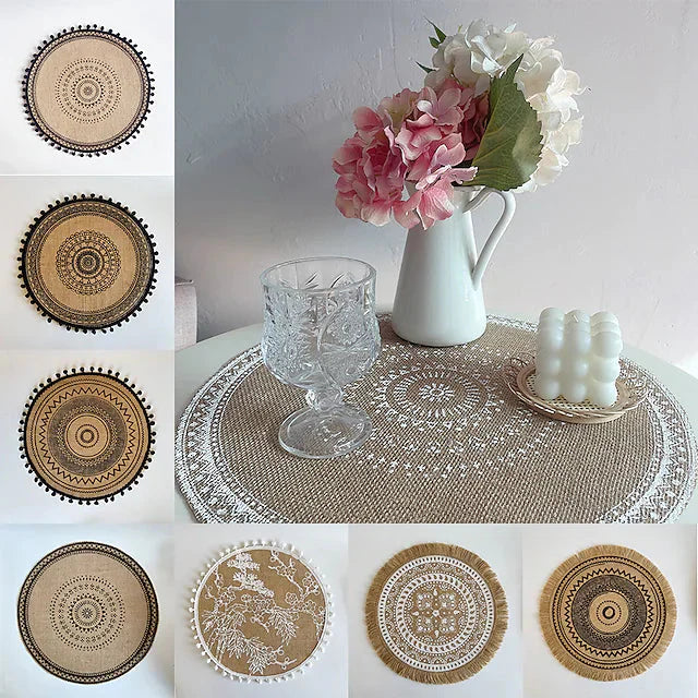 Round Mandala Placemats