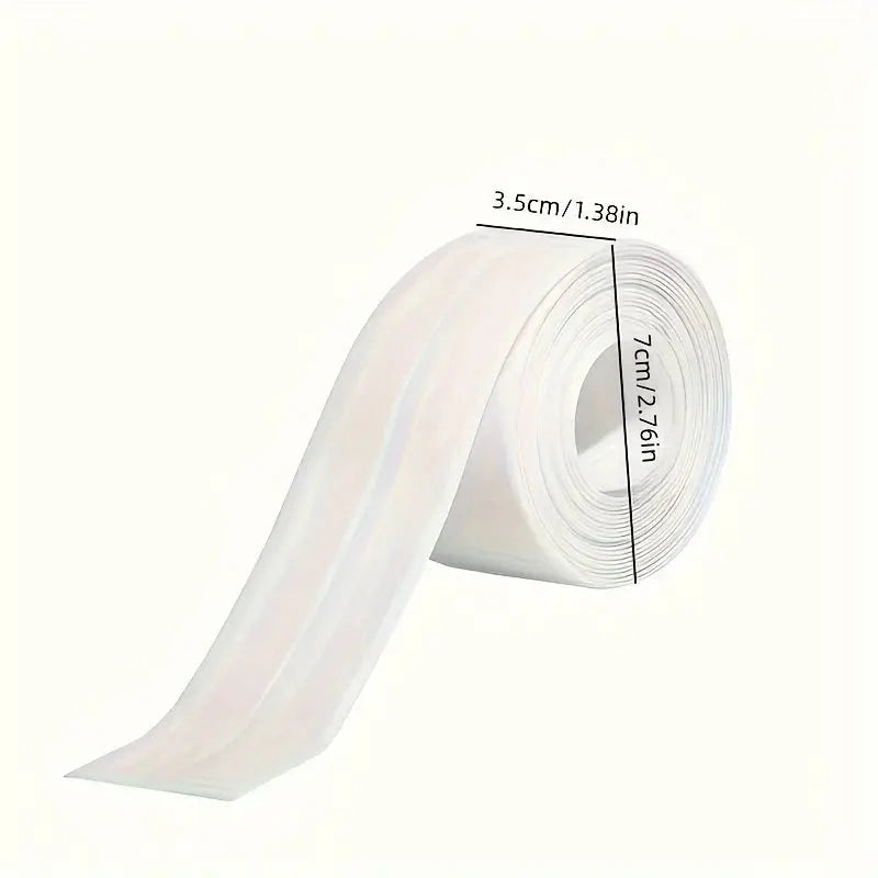 Self-Adhesive Waterproof Caulk Strip - Moisture-Resistant Sealing Tape for Kitchen & Bathroom