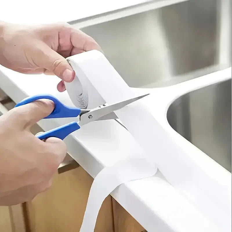 Self-Adhesive Waterproof Caulk Strip - Moisture-Resistant Sealing Tape for Kitchen & Bathroom