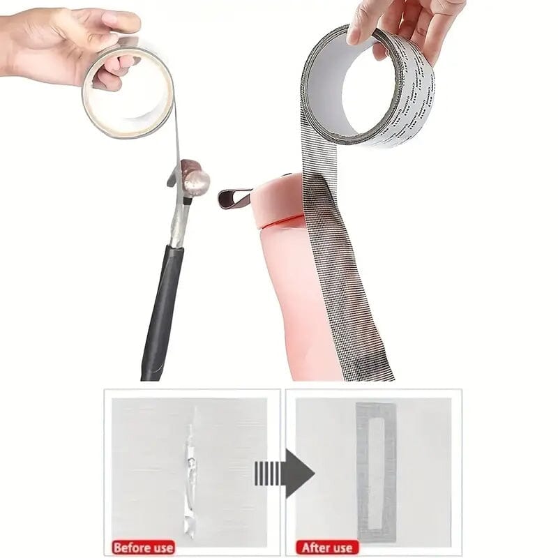 Self-Adhesive Window Screen Tape Mesh Repair Patch